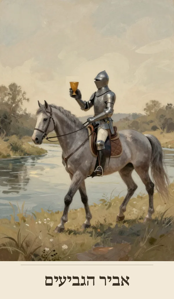 קלף אביר הגביעים (Knight of Cups) — חפיסת הטארוט של רוח חכמה