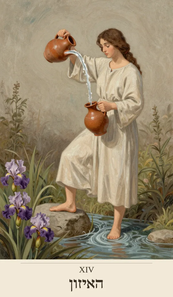 קלף האיזון (Temperance) — חפיסת הטארוט של רוח חכמה
