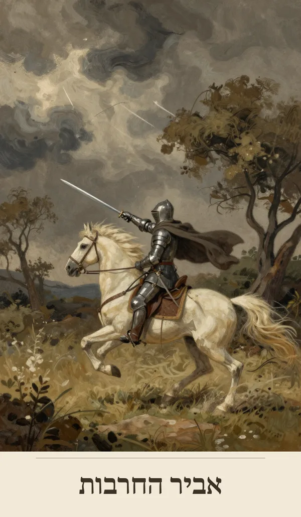קלף אביר החרבות (Knight of Swords) — חפיסת הטארוט של רוח חכמה