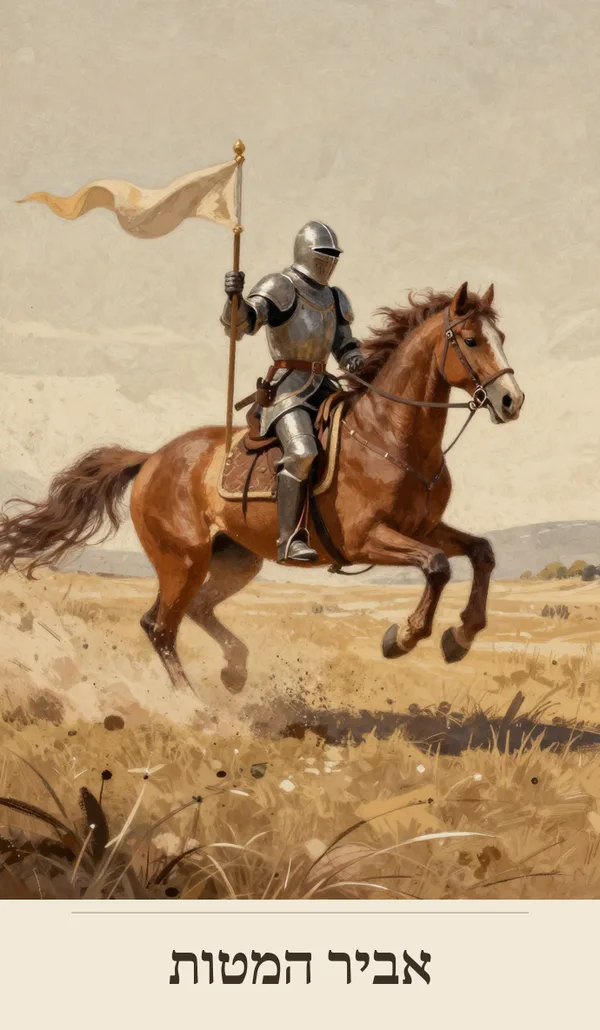 קלף אביר המטות (Knight of Wands) — חפיסת הטארוט של רוח חכמה